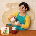 Generate Crochet Art from Image