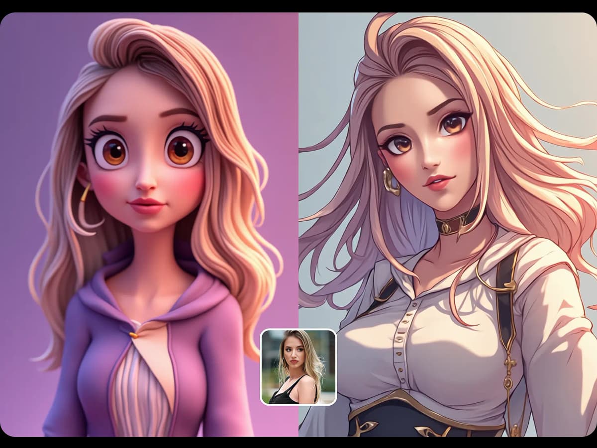 create anime portrait for free