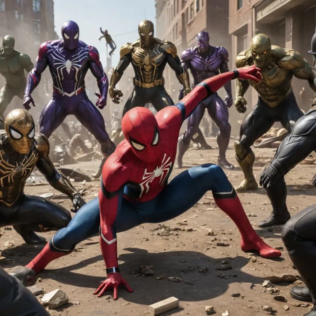 spider-man-art template 3