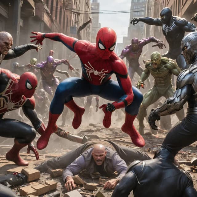 spider-man-art template 3